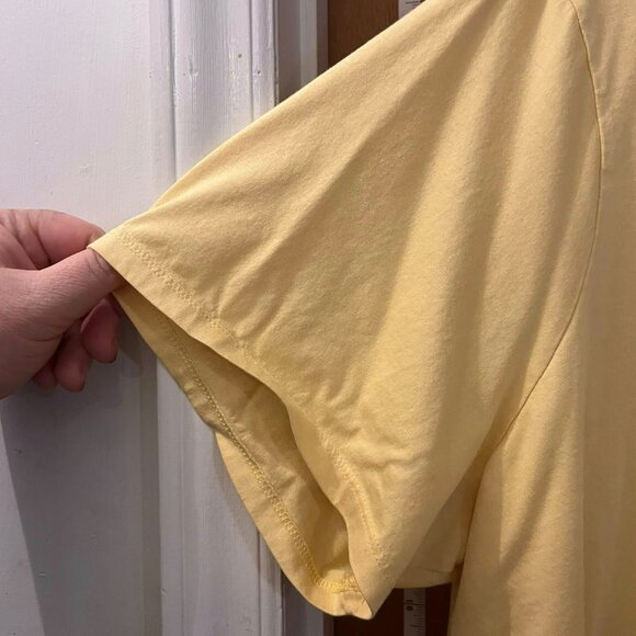 🐻Size 3X(24/26W) - Lands' End - Yellow Short Sleeve T-Shirt - Picture 3 of 6
